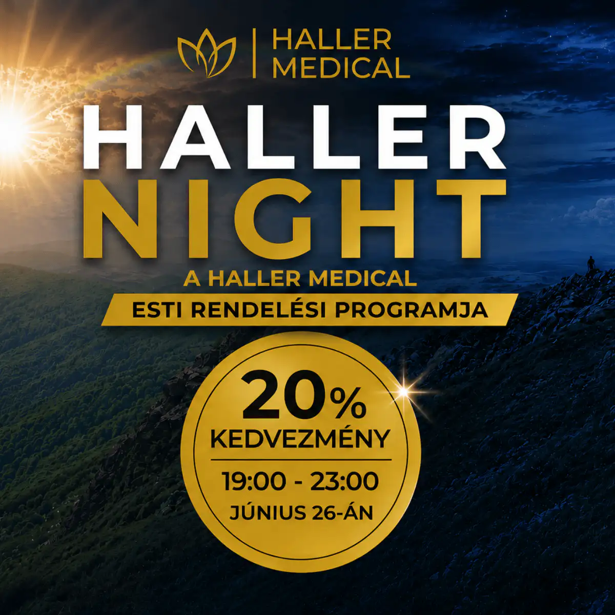 Haller Night – 20% kedvezmény