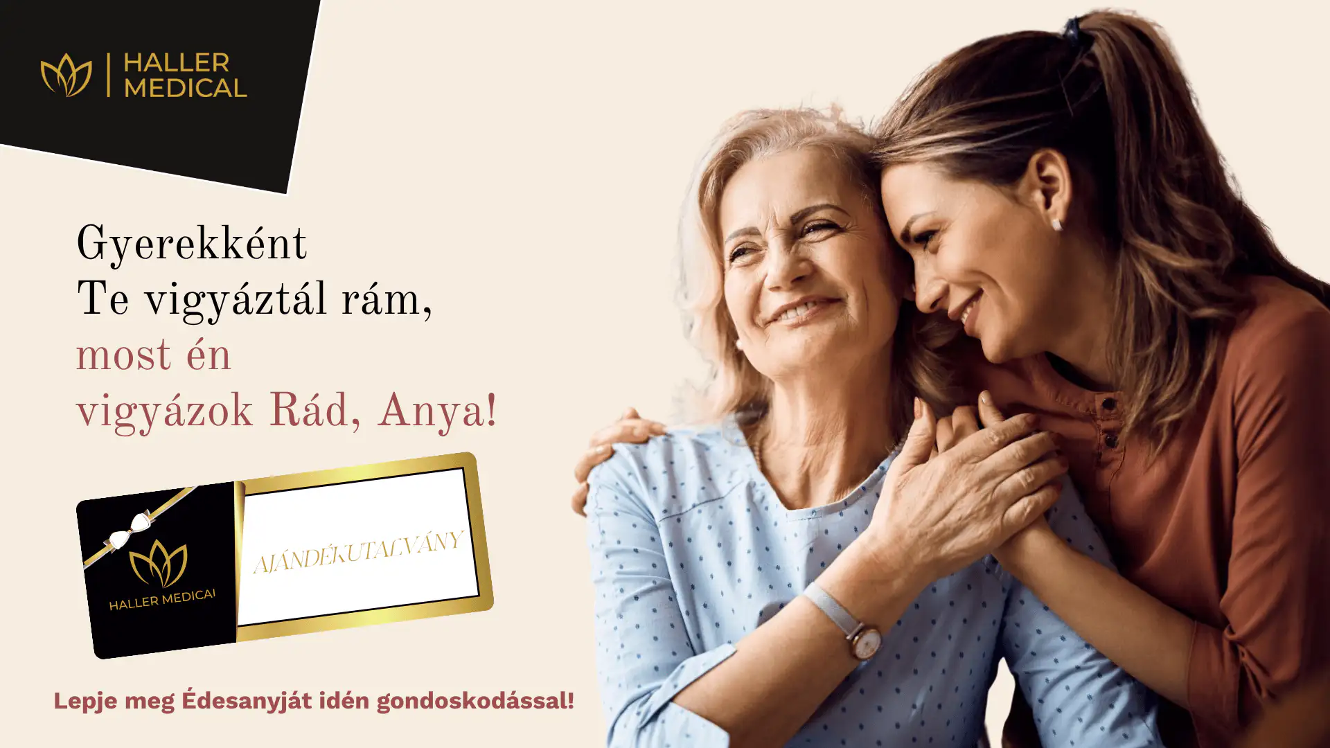 Anyák napi ajándékutalvány Haller Medical