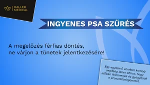 Ingyenes PSA szűrés a Haller Medicalban